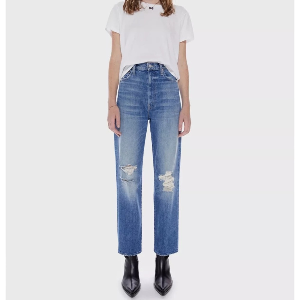 MOTHER SUPERIOR High Waisted Study Hover Jeans - Picture 8 of 8